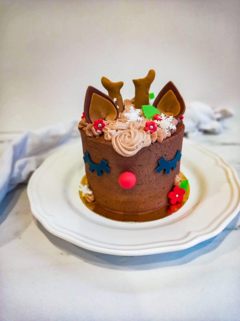 Cake Design Renne De Noel Patisse Et Malice