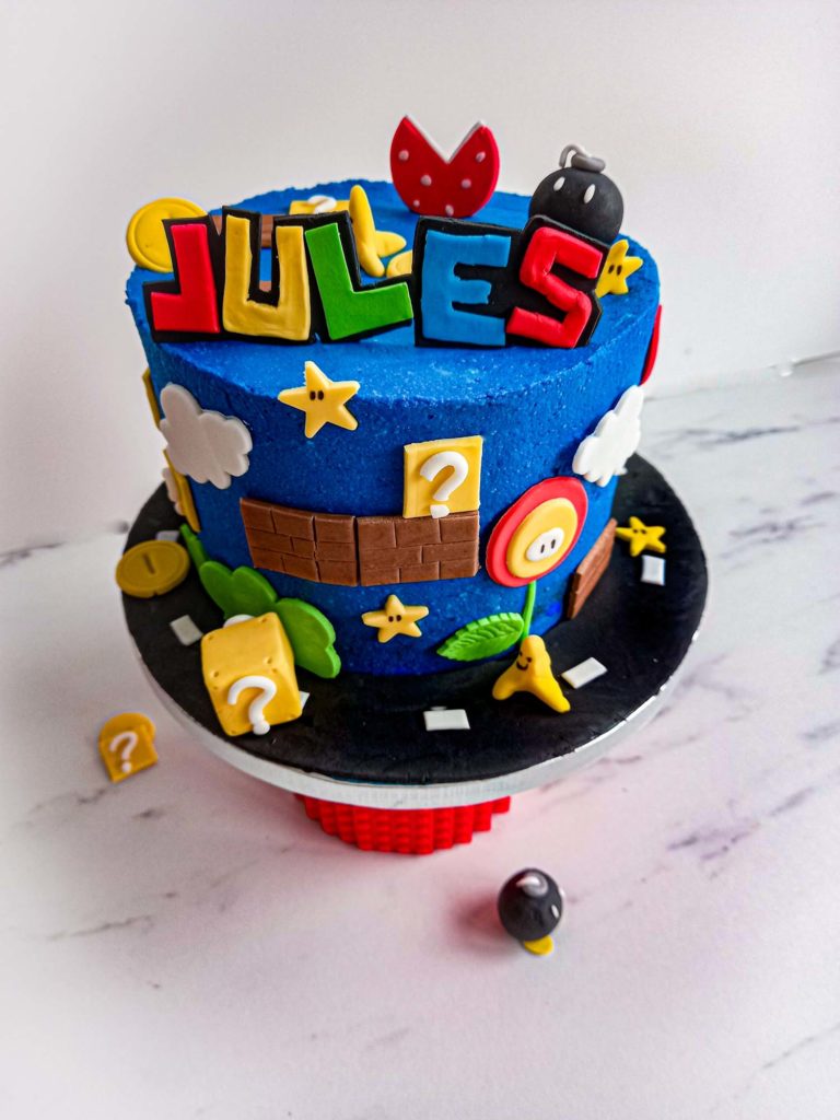 Gateau D Anniversaire Personnalise Mario Pour Les Petits Comme Les Grands Patisse Et Malice